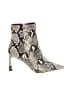BCBGMAXAZRIA 100% Leather Animal Print Ivory Ankle Boots Size 8 - photo 1