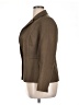 Le Suit 100% Polyester Brown Blazer Size 16 Petite - photo 5
