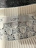 Ann Taylor LOFT Ivory Pullover Sweater Size L - photo 7