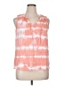 MICHAEL Michael Kors Orange Sleeveless Blouse Size XL - photo 1