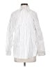Massimo Dutti Stripes White Long Sleeve Button-Down Shirt Size XS - photo 1