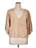 Torrid Tan 3/4 Sleeve Blouse Size 1X Plus (1) - photo 1