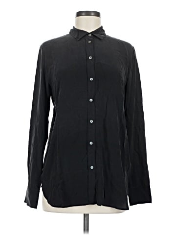 Everlane Long Sleeve Silk Top (view 1)