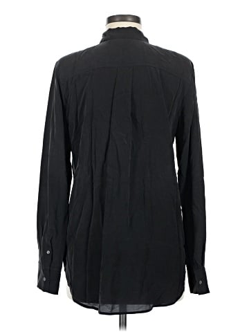 Everlane Long Sleeve Silk Top (view 2)