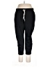 Gap Solid Black Track Pants Size Lg Petite - photo 1