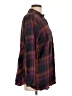 J.Jill Plaid Purple Long Sleeve Button-Down Shirt Size L - photo 4