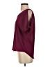 BCX 100% Polyester Burgundy Short Sleeve Blouse Size S - photo 5