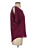 BCX 100% Polyester Burgundy Short Sleeve Blouse Size S - photo 4