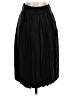 Burberry 100% Cupro Solid Black Formal Skirt Size EU 38 / US 8 - photo 1