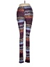Hot Kiss Print Purple Leggings One size - photo 2
