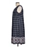 Max Studio Print Blue Casual Dress Size L - photo 5