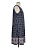 Max Studio Print Blue Casual Dress Size L - photo 4