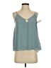 Krisa 100% Polyester Teal Sleeveless Blouse Size XS - photo 1