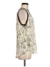Le Lis 100% Polyester Ivory Sleeveless Blouse Size M - photo 4
