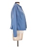 Positivitees 100% Polyester Blue Blazer Size 12 - photo 4