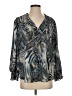 T Tahari 100% Polyester Gray 3/4 Sleeve Blouse Size S - photo 1