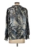 T Tahari 100% Polyester Gray 3/4 Sleeve Blouse Size S - photo 2