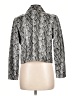 Halogen 100% Viscose Animal Print Silver Jacket Size L (petite) - photo 2