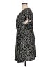 Violeta by Mango Polka Dots Black Casual Dress Size XL - photo 5
