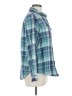 L.L.Bean 100% Cotton Plaid Teal Long Sleeve Button-Down Shirt Size M - photo 4