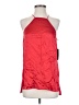 W by Worth 100% Silk Red Sleeveless Silk Top Size 6 - photo 1