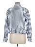 Gap 100% Cotton Stripes Blue Long Sleeve Blouse Size M - photo 2