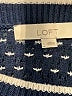 Ann Taylor LOFT 100% Cotton Stripes Blue Pullover Sweater Size L - photo 7