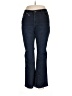 Nine West Chevron-herringbone Blue Jeans Size 10 - photo 1