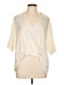 Theory Ivory 3/4 Sleeve Blouse Size L - photo 1