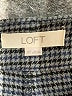 Ann Taylor LOFT Houndstooth Gray Dress Pants Size 12 (tall) - photo 7