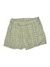 Zara Chevron-herringbone Green Shorts Size 24 waist (estimated) - photo 1