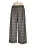 Old Navy Plaid Gray Casual Pants Size Lg Petite - photo 1