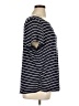 Extra Touch Stripes Blue Short Sleeve T-Shirt Size 1X - photo 4