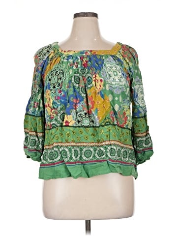 Figueroa & Flower 3/4 Sleeve Blouse (view 1)