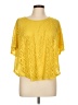 Allison Daley Yellow Short Sleeve Blouse Size L (estimated) - photo 1