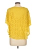 Allison Daley Yellow Short Sleeve Blouse Size L (estimated) - photo 2