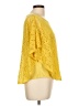 Allison Daley Yellow Short Sleeve Blouse Size L (estimated) - photo 4