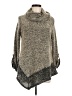 SJS Tweed Gray Poncho Size M - photo 1