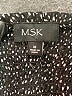 MSK 100% Polyester Polka Dots Black Cocktail Dress Size M - photo 7