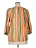 Ruby Rd. Stripes Orange 3/4 Sleeve Blouse Size XL - photo 2