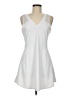 Prince Solid White Casual Dress Size M - photo 1