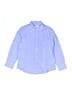 Crewcuts Solid Blue Long Sleeve Button-Down Shirt Size 6 - 7 - photo 1