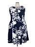 Sandra Darren Blue Casual Dress Size 20 - photo 1