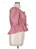 J by Joie Red Short Sleeve Blouse Size XL - photo 4