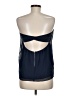 Alice + Olivia 100% Silk Blue Sleeveless Silk Top Size 8 - photo 2