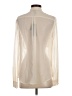 BCBGMAXAZRIA 100% Silk Ivory Long Sleeve Silk Top Size S - photo 2