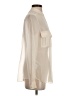 BCBGMAXAZRIA 100% Silk Ivory Long Sleeve Silk Top Size S - photo 4