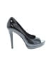 Lavender Label by Vera Wang 100% Leather Gray Heels Size 7 - photo 1