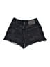 Zara Black Denim Shorts Size 8 - 9 - photo 2