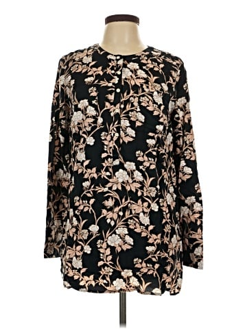 Merona Long Sleeve Blouse (view 1)